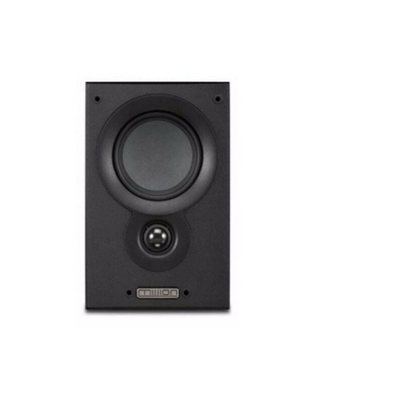 Mission VX-1 Regallautsprecher Paar 2-Wege 6 Ohm 40W Peak Schwarz NEU