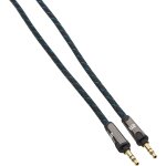 Klinkenkabel, 3m, Textil, AM Denmark AM75313 Professional, Stereo, NEU