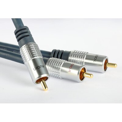 Subwooferkabel Goldkabel PHC Y-Chinch, 5m, 1x RCA auf 2x...