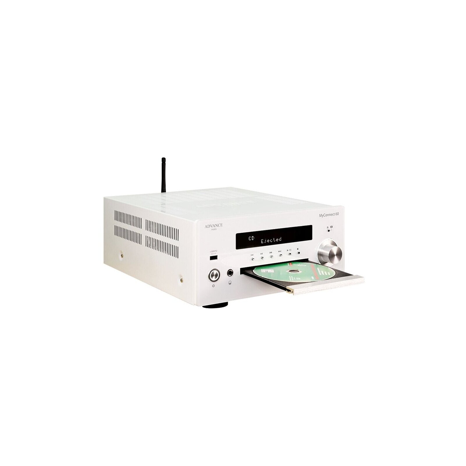 All-in-One Verstärker CD WLAN BT DAB+ HDMI, weiss, Advance Paris myCo ...