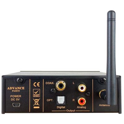 HD Receiver BT aptX HD DAC Cinch Optical Coax, Advance...