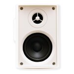 Lautsprecher weiß, wetterfest – Indoor/Outdoor,1 Paar, TAGA TOS-215, NEU