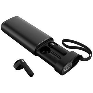 Nabo T-Power (Bluetooth) | Hochwertiger TWS Ohrhörer |  In-Ear Ohrhörer X-Sound T Power, inkl. Mikrofon, schwarz
