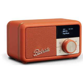 Roberts Revival Petite | Bluetooth DAB+/FM Radio mit Akku knallorange (Pop Orange)