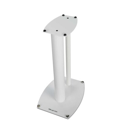 Lautsprecherständer Weiß, 56cm Kabelkanal,...