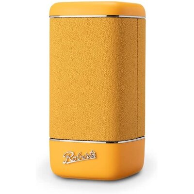 Bluetooth Lautsprecher GELB Akku AUX Retro tragbar, Roberts Beacon 325 NEU