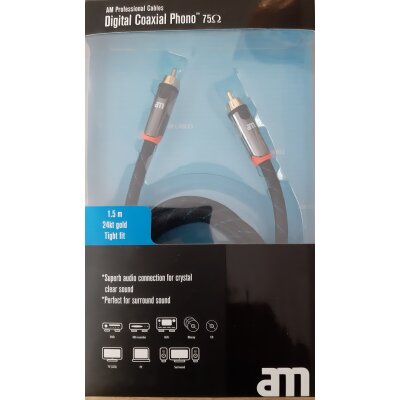 Digitales Koaxial-Audiokabel, AM Denmark, Phono...
