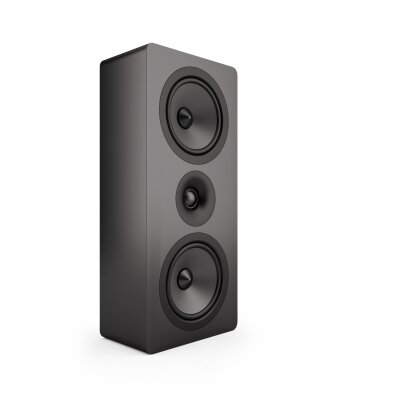 On-Wall Lautsprecher, 120 W flach Heimkino, schwarz,...