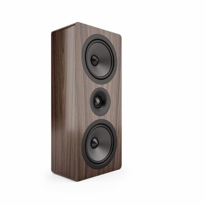 On-Wall Lautsprecher, 120 W flach Heimkino, walnuss, Acoustic Energy, AE105 NEU