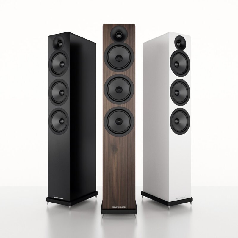 PREORDER 06/26,Standlautsprecher, 3-Wege,200W, Bassreflex, walnuss foliert, Acoustic Energy, AE120² NEU