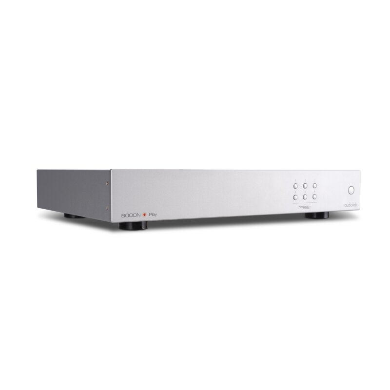 DAC-Streamer Audiolab 6000N Play Silber, WLAN, Multiroom, Hi-Res 24/192, NEU