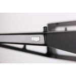 Rega Wandhalter in schwarz - ALUMINIUM