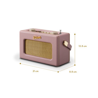 Roberts Radio Revival Uno BT Dusky Pink (Altrosa)  | Bluetooth, FM, DAB, DAB+, AUX | Retro Radio