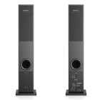 Audio Pro A38 Schwarz Wireless Multiroom-Standlautsprecher Home Speaker Paarpreis