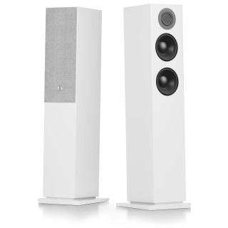 Audio Pro A48 Wei&szlig; Wireless Multiroom-Standlautsprecher Home Speaker Paarpreis