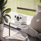 Audio Pro C5 Mk2 Arctic White tragbarer Multiroom Lautsprecher  | WiFi | Airplay2 | Bluetooth 4.2 | Google Cast | Audio Pro App