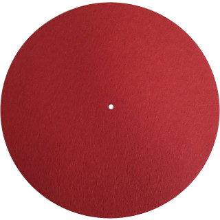 Rega Plattentellerauflage Filzmatte Durchmesser 29,6 mm (rot)