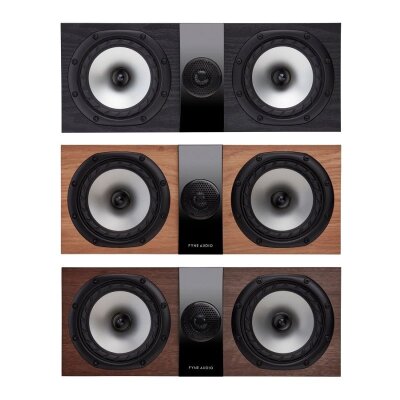 Center Lautsprecher 2-Wege 90dB Heimkino Walnuss –...