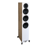 Elac Uni-FI 2.0 UFR52 (Stück) weiss/holz (Eiche) Standlautsprecher