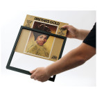 Dynavox Schallplattencover-Wechselrahmen MDF Holzdekor schwarz | LP- Vinyl Frame On Wall