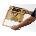 Dynavox Schallplattencover-Wechselrahmen MDF Holzdekor hell | LP- Vinyl Frame On Wall