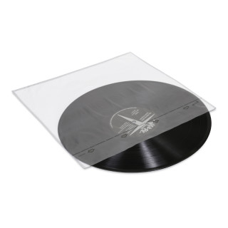Dynavox Schallplatten-Innenhülle 50er Pack, klar, Archiv-Qualität, Vinylhüllen für LPs