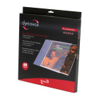 Dynavox Schallplatten-Aussenhüllen 50er Pack, klar, Archiv-Qualität, Vinylhüllen für LPs