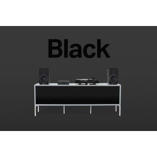 Pro-Ject Colourful Audio System | seidenmatt / schwarz | Komplettes Hifi-Stereo-System Plattenspieler, Regallautsprecher + Verstärker |