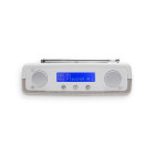 Roberts Radio Play11 weiß | elegantes, kompaktes und tragbares DAB+ /UKW-Radio | Akkubetrieb oder über USB-C | FM RDS, LCD-Display, Kopfhöreranschluss