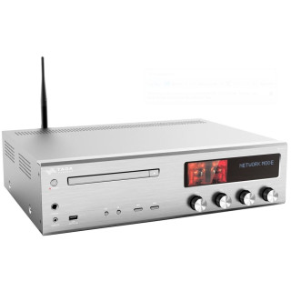 Taga Harmony HTR-1500CD silber | Premium-Stereo-Hybrid-FM/DAB+-Receiver mit integriertem CD-Player und Netzwerkplayer | Online-Streaming-Dienste | Internetradio #1