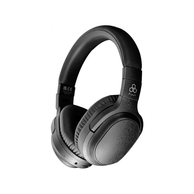 Final UX3000 schwarz Dynamischer Wireless-Kopfhörer mit ANC, BT 5.0