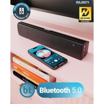 TV Mini Soundbar,Lautsprecher für Monitore, 12V,Majority Bowfell, GEPRÜFT - GUT