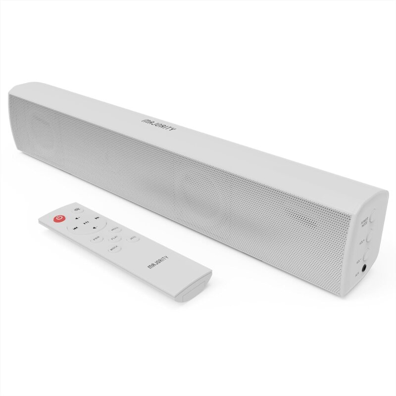 Soundbar Camping & Home,12V,230 V,Fernbe.,weiß,Majority Bowfell, GEPRÜFT - NEU
