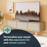 Soundbar Camping & Home,12V,230 V,Fernbe.,weiß,Majority Bowfell, GEPRÜFT - NEU