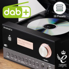 Oakcastle HiFi200 Micro HiFi- CD Musik Stereosystem...