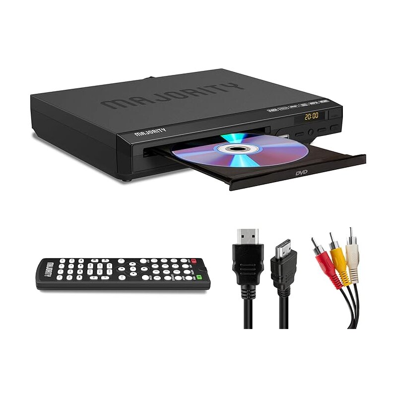 DVD-player, CD-Player, auch für US-DVDs geeignet, HDMI, Majority DVD, GEPRÜFT