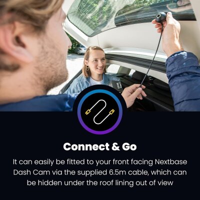 Dashcam, Hecksckeibenkamera, Nextbase mit 1080p HD, NBDVRS2RWC, WIE NEU