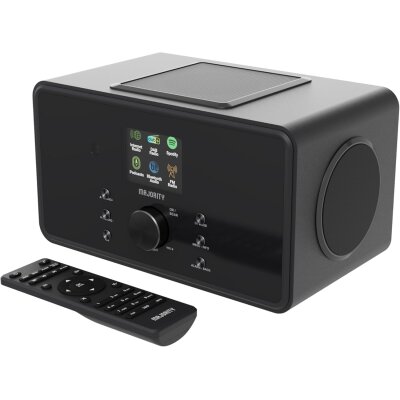 WLAN Internet-Radio, Küchenradio,DAB, BT,2.1, Majority Bard,schwarz,GEPRÜFT- GUT