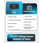 WLAN Internet-Radio, Küchenradio,DAB, BT,2.1, Majority Bard,schwarz,GEPRÜFT- GUT