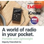 DAB Taschenradio,Sportclip,Kopfh.,Akku,Majority Petersfield Go,GEPRÜFT - WIE NEU