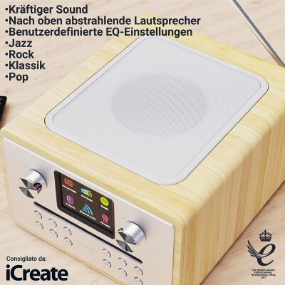 CD Internetradio. DAB+, BT, Fernbedienung, Majority...
