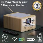 CD Internetradio. DAB+, BT, Fernbedienung, Majority Homerton 2, Oak, WIE NEU