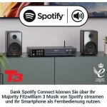 DAB+ Stereo-Radio mit Bluetooth, USB-MP3, Fitzwilliam 3, Majority, GEPRÜFT - GUT