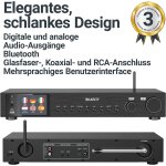 DAB+ Stereo-Radio mit Bluetooth, USB-MP3, Fitzwilliam 3, Majority, GEPRÜFT - GUT