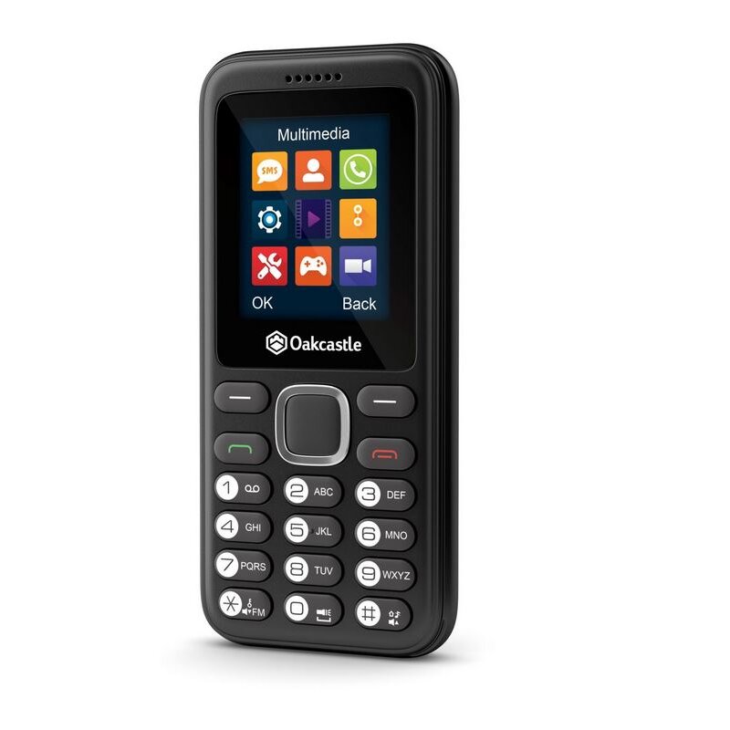 Tastenhandy mit Radio & Mp3 Player, BT, Dual SIM, Oakcastle F100, GEPRÜFT