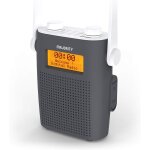 Duschradio DAB+, BT, wasserdicht, Außenradio, Majority Eversden, Grau, GEPRÜFT