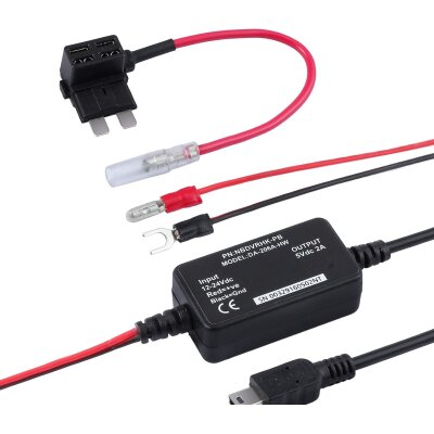 Dashcam Hardwire Kit 5m Mini USB 12-24V – Nextbase...