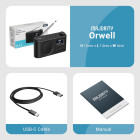 Majority Orwell Kompaktes tragbares Bluetooth-DAB-Radio  #G