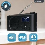DAB+ Radio, BT, Kopfhörerbuchse, USB-C laden, Wecker, Majority Orwell, WIE NEU