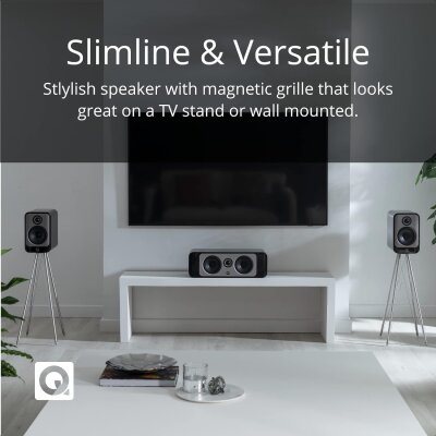 Q Acoustics Concept 90 Centerlautsprecher Weiß Hochglanz